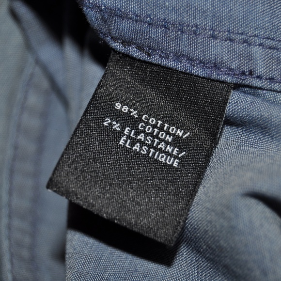 LAFAYETTE 148 Chambray Short Sleeve Tunic Top P/XS - Picture 6 of 7